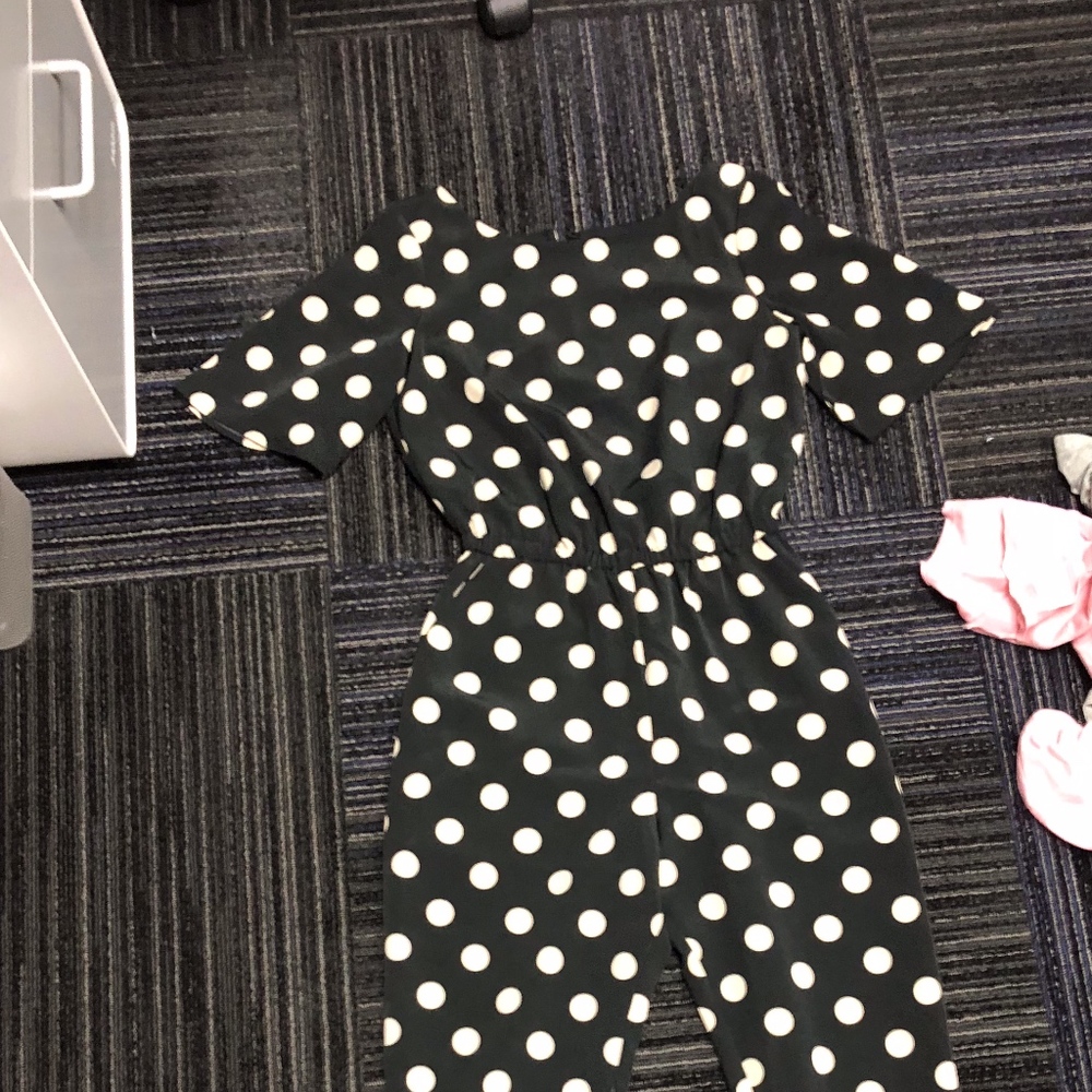 Anthropologie Polkadot Jumpsuit